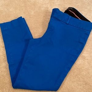Banana Republic Teal Sloan Fit Cropped Pants